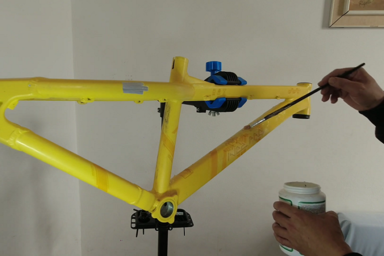 removing bike paint